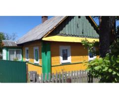 Дом с баней и гаражом в д.Русаки в окружении лесов в 65 км от МКАД, 32 км от Дзержинска, озеро 2 км