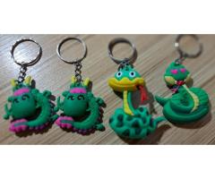 Брелки Дракончик и Змейка, новые-4шт