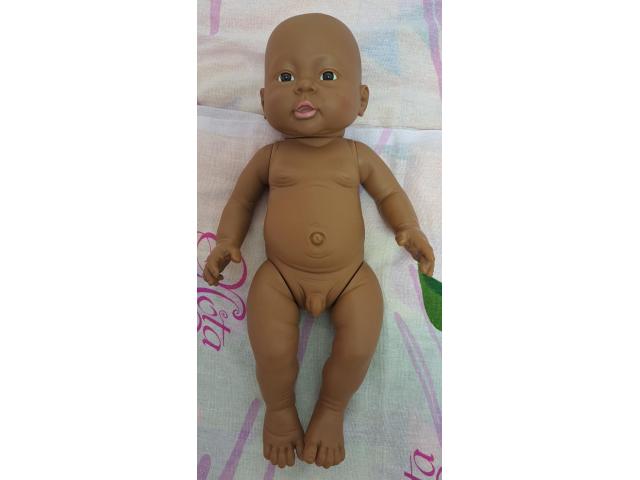 Пупс Реборн 40см, новый, темный мальчик с половыми признаками - 2/3