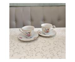 Польский фарфор: 2 кофейные пары