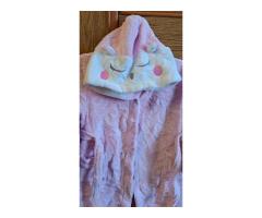Халат розовый махровый на 3-5лет (р.98-110), б.у