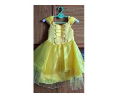 Платье с корсетом желтое-лимонное, нарядное на 4-6лет (р.98-122), б.у