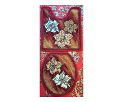 Комплект ковриков жаккардовых двухполотных в ванну и туалет-3шт