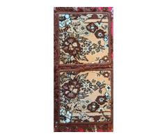 Комплект на стулья коричневый-4шт, новый, ковровый