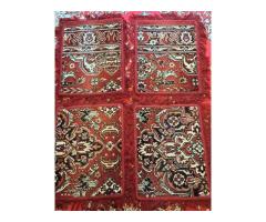 Сидушки на стулья или в авто-5шт, ковровые, размер 38-50