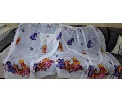 Тюль в детскую комнату, б.у мало совсем, в отличном состоянии