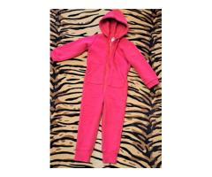 Комбинезон  малиновый демисезонный, р.104 (4-5лет), б.у