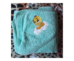 Полотенце для новорожденного с капюшоном, б.у