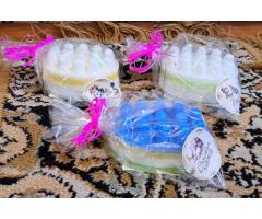 Сувенирное массажное мыло ручной работы