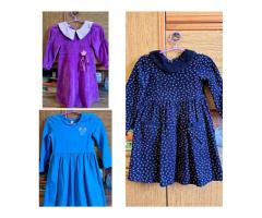 Платья на девочку 5-6лет, р.116-122-3шт