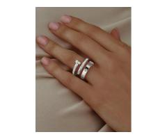 Набор из двух колец,-медицинский сплав (размер 20)