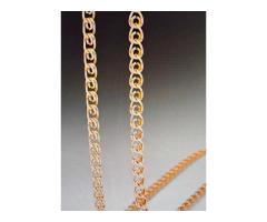 Цепочка-бижутерия, новая под золото, длина-40см