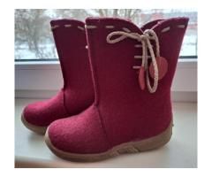 Валенки бордовые, как новые, р.29, б.у