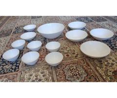 Салатники и тарелки (ARC France),-закалённое стекло