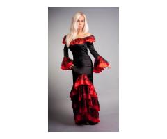 сценические и национальные костюмы прокат и пошив-цыганские юбки,испанские платья