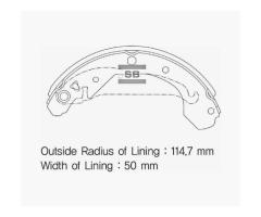 Тормозные колодки Hi-Q SA103 Daewoo Rezzo Tacuma