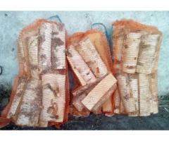 Дрова в мешках колотые берёзовые