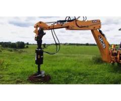 Услуги Гидробура (Ямобура) на базе JCB 3CX в Минской обл., аг. Раков (в радиусе 35 км.)